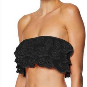 NWT AVEC LES FILLES EYELET BIKINI TOP